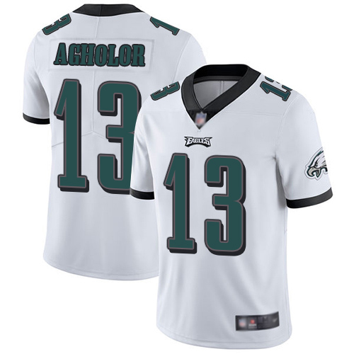Men Philadelphia Eagles #13 Nelson Agholor White Vapor Untouchable NFL Jersey Limited Player Football